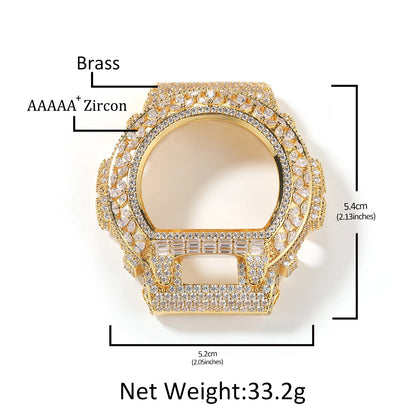Mixed Iced Watch Bezel Compatible with DW6900