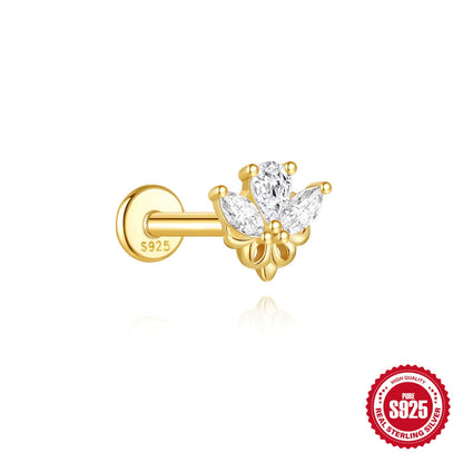 Moon Series Flat Back Stud