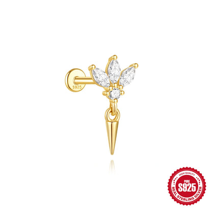 Moon Series Flat Back Stud