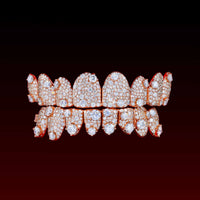 Mosaic Set Moissanite Custom Grillz