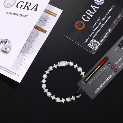 S925 Sparkles Moissanite Bracelet