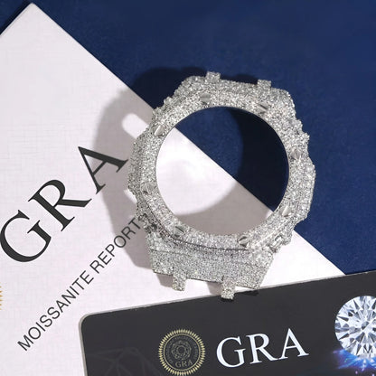 Octagonal Iced Watch Bezel Compatible with GA2100