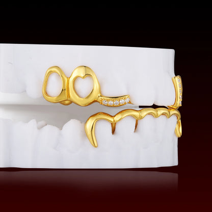 Open Face Fang Custom Bar Grillz