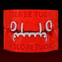 Open Face With Wave Bar Custom Moissanite Grillz