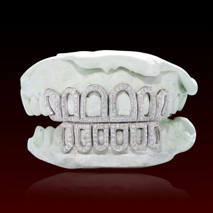 Open Face Custom Moissanite Grillz