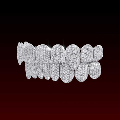 Vampire Fangs Custom Moissanite Grillz