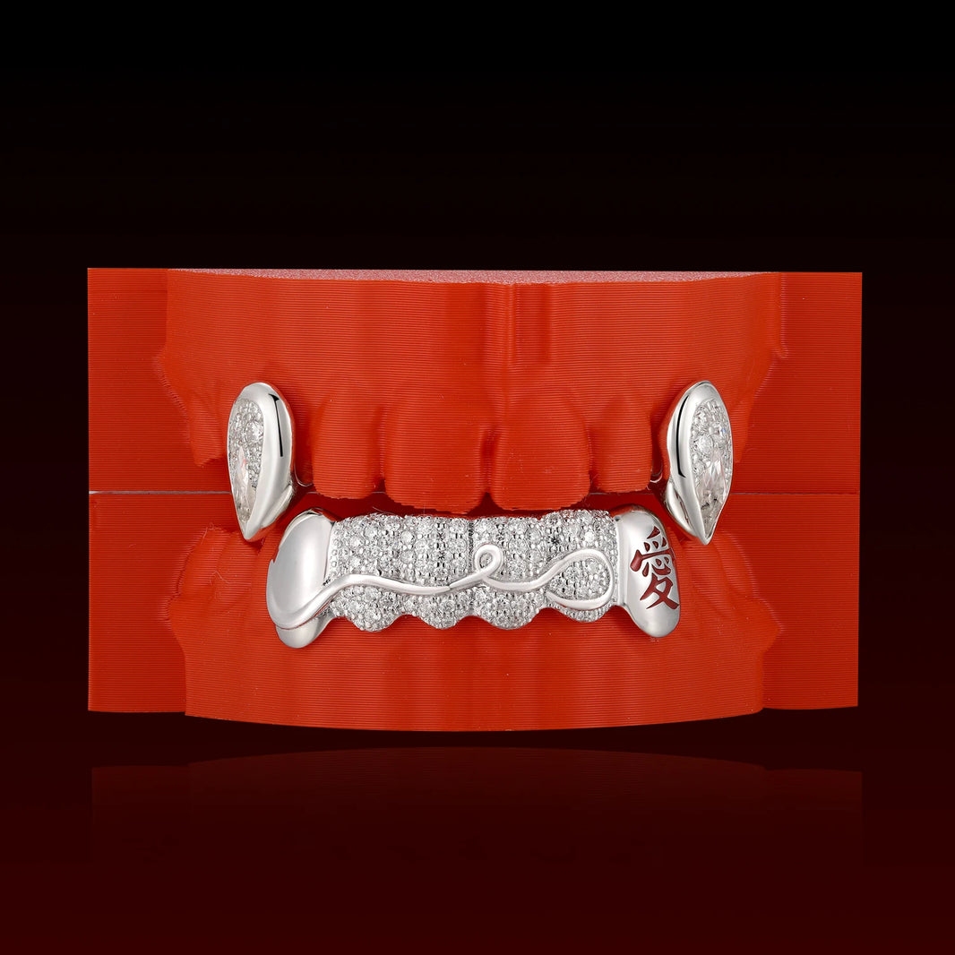 Pear Cut Fang Custom Grillz