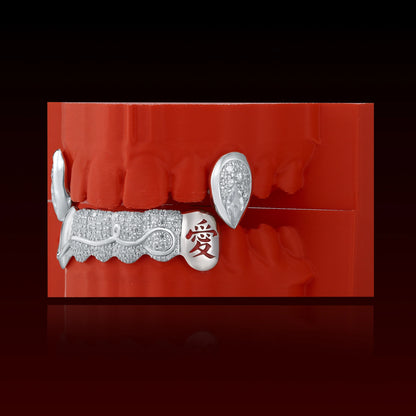 Pear Cut Fang Custom Grillz