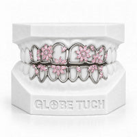 Pink Sakura Flower Custom Grillz
