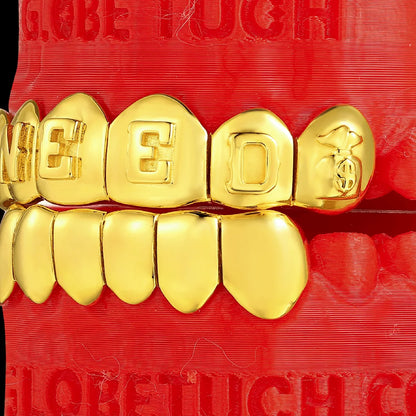 Pop Out Letter Polished Custom Grillz