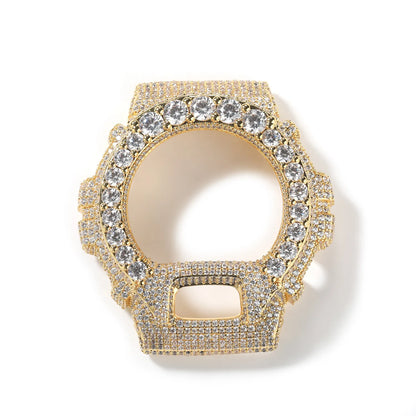 Round Stone Halo Watch Bezel Compatible with DW6900