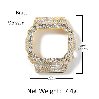 Round Stone Watch Bezel Compatible with DW5600