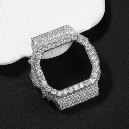 Round Stone Watch Bezel Compatible with DW5600