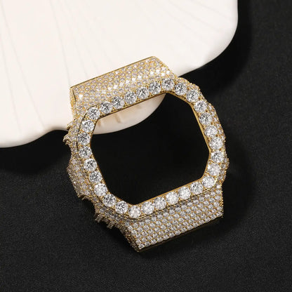Round Stone Watch Bezel Compatible with DW5600