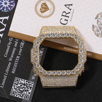Round Stone Watch Bezel Compatible with DW5600