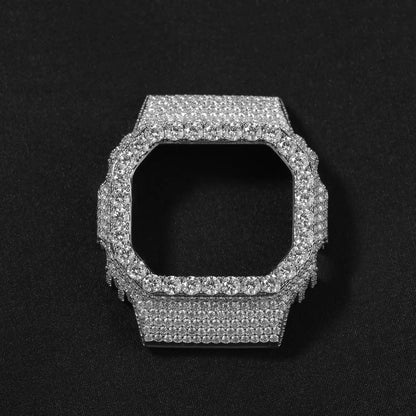 Round Stone Watch Bezel Compatible with DW5600