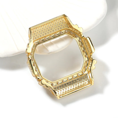 Round Stone Watch Bezel Compatible with DW5600
