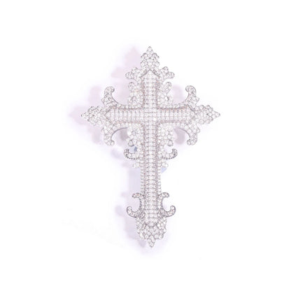 Royal Fleur Gothic Cross Pendant