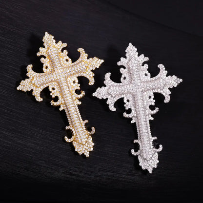 Royal Fleur Gothic Cross Pendant