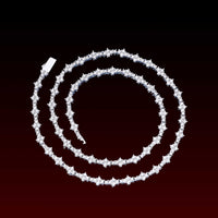 S925 Cross Moissanite Tennis Chain