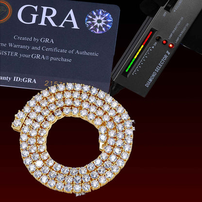 S925 Moissanite Tennis Chain