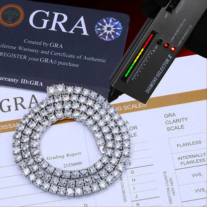 S925 Moissanite Tennis Chain