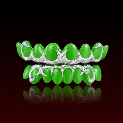 Spike Design Enamel Custom Grillz