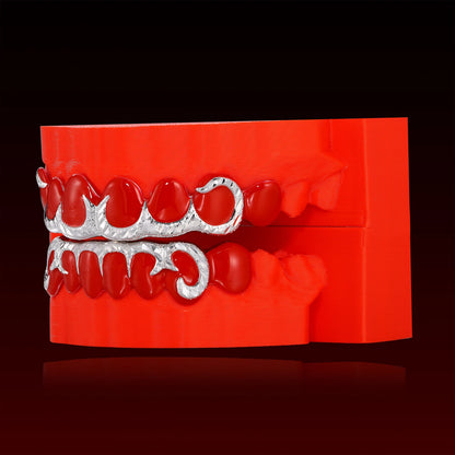 Spike Design Enamel Custom Grillz