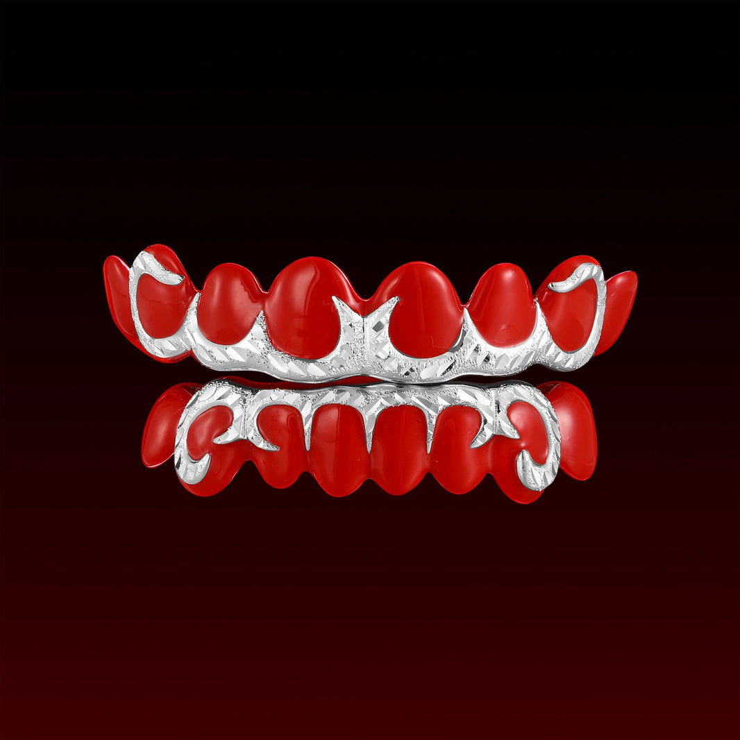 Spike Design Enamel Custom Grillz