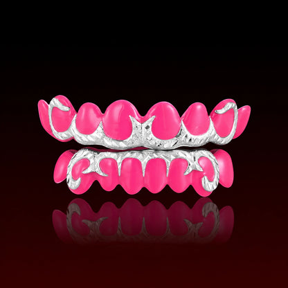 Spike Design Enamel Custom Grillz
