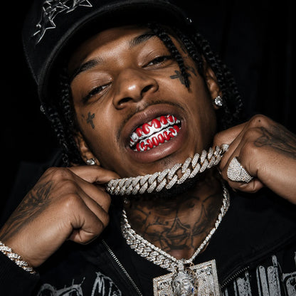 Spike Design Enamel Custom Grillz