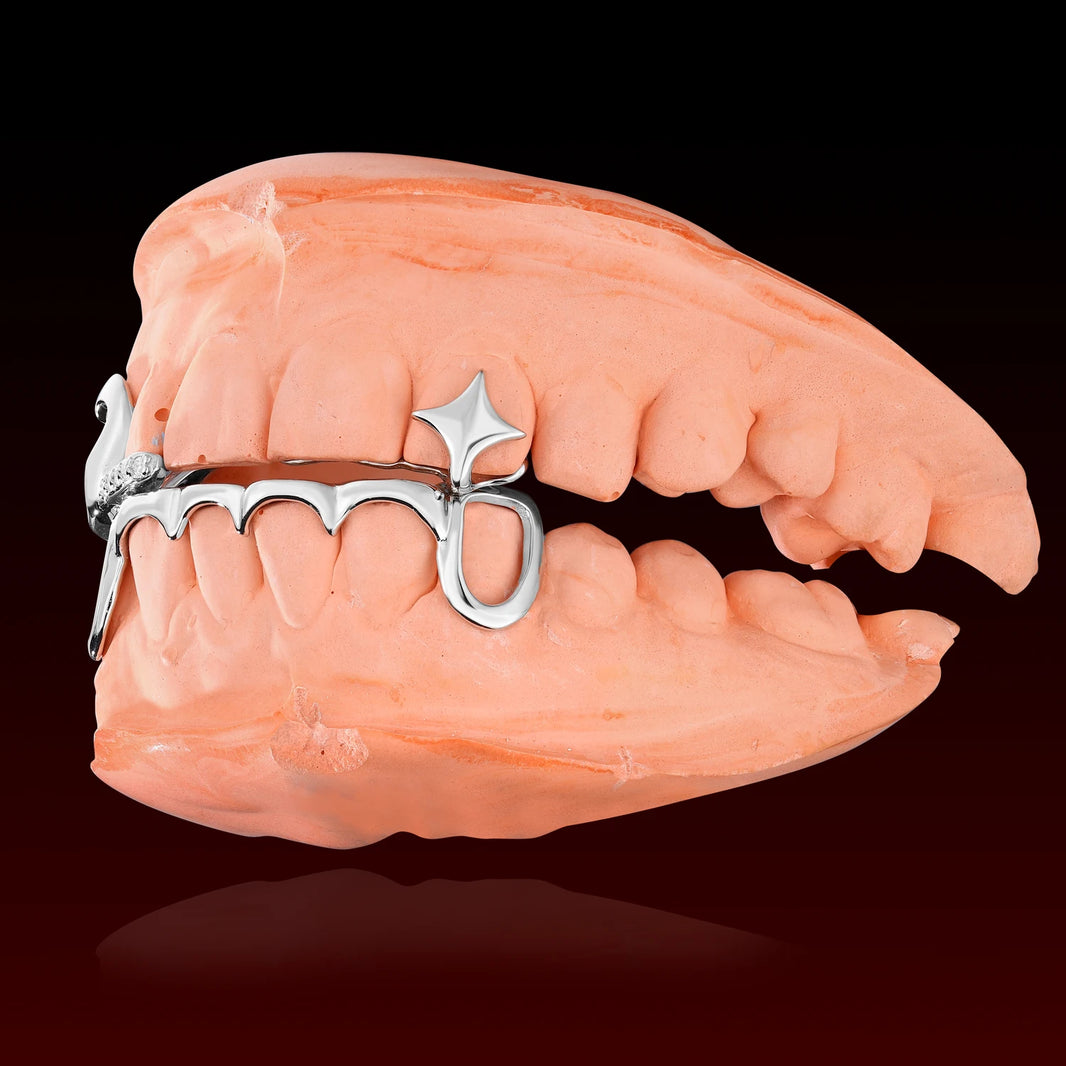Star Open Face Fang Custom Grillz