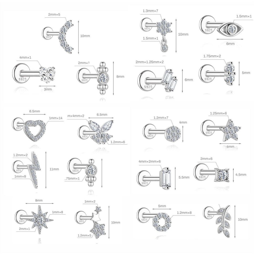 Star Series Flat Back Stud