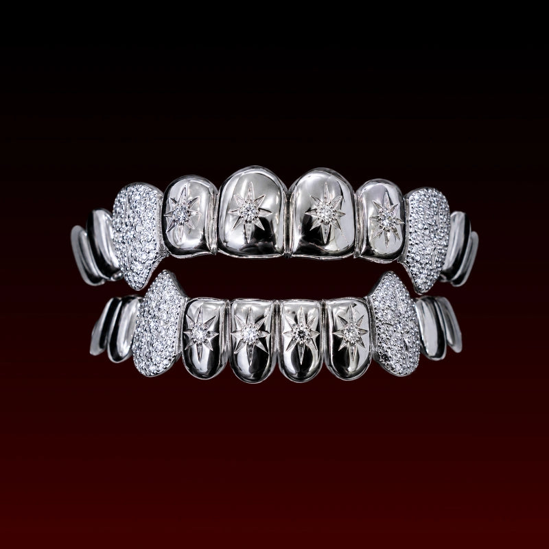 Starburst Design Custom Grillz
