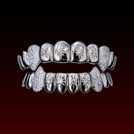 Starburst Design Custom Grillz