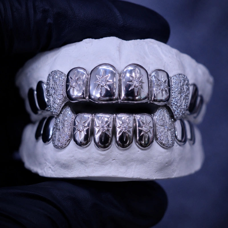 Starburst Design Custom Grillz