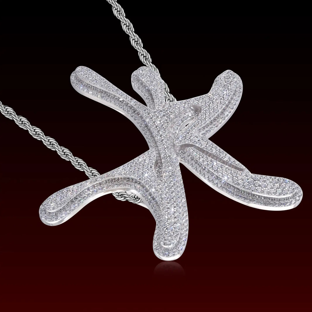 Street Drip Iced Out Pendant