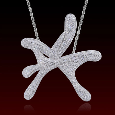 Street Drip Iced Out Pendant