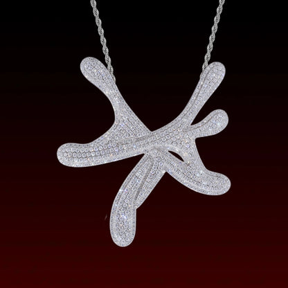 Street Drip Iced Out Pendant
