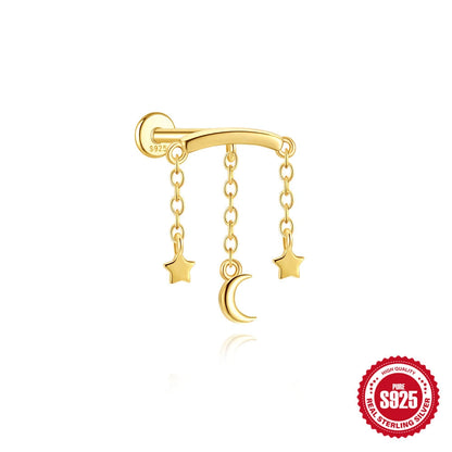 Sun Series Flat Back Stud