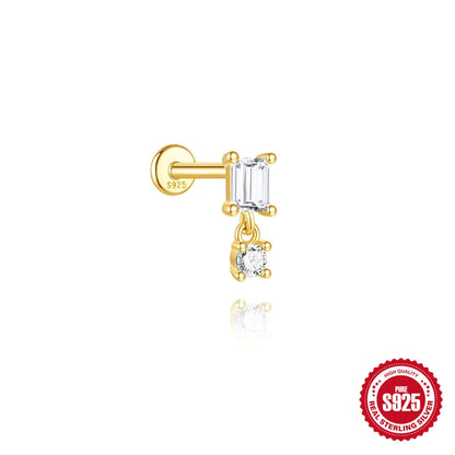 Sun Series Flat Back Stud