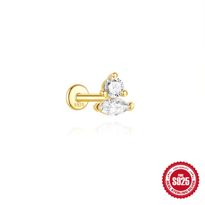 Sun Series Flat Back Stud