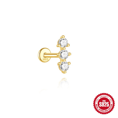 Sun Series Flat Back Stud