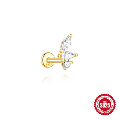 Sun Series Flat Back Stud