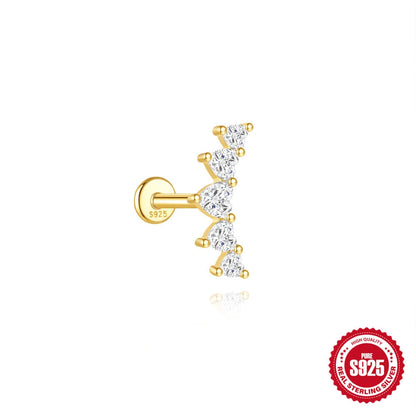 Sun Series Flat Back Stud