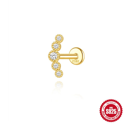 Sun Series Flat Back Stud