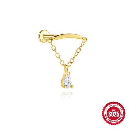 Sun Series Flat Back Stud