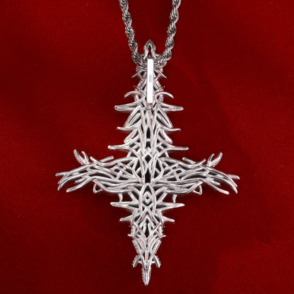 Upside Down Antagonist Cross Pendant