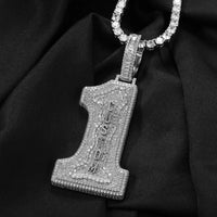 Top One Custom Number Pendant