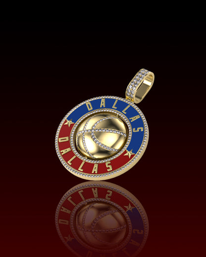 Lone Star State 3D  Rotating Pendant